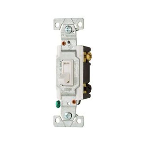 Main product image of Toggle Switch, #14-10 Awg 15A, 120V, Push Wire, Load Type: Motor Control, Fan 1-Pole, 3-Way, 1303-7LTWBOX