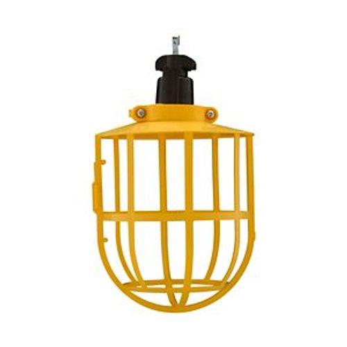 Main product image of Lampholder w/ Guard, Hook Mounting, #18-12 Awg, Yellow, Attachon Lamp, 250V, 200W 534997, 1466Y-BU