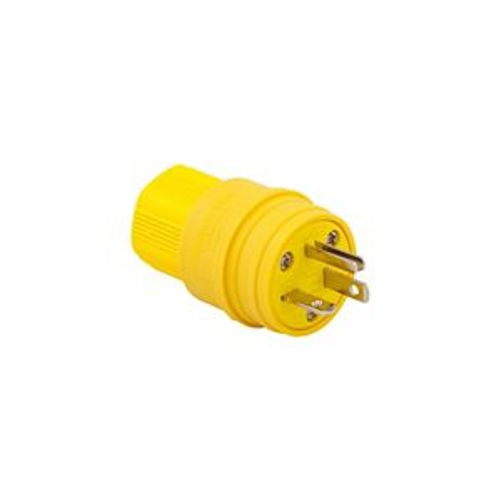Main product image of Arrow Hart Watertight Straight Blade Plug, #18-10 Awg 20A 125V, 5-20P, 2-Pole, Bulk, 14W33