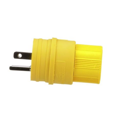 Main product image of Arrow Hart Watertight Straight Blade Plug, #18-10 Awg 15A 125V, 5-15P, 2-Pole, Bulk, 14W47