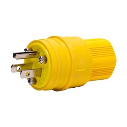 Main product image of Arrow Hart Watertight Straight Blade Plug, #18-10 Awg 15A 125V, 5-15P, 2-Pole, Bulk, 14W47