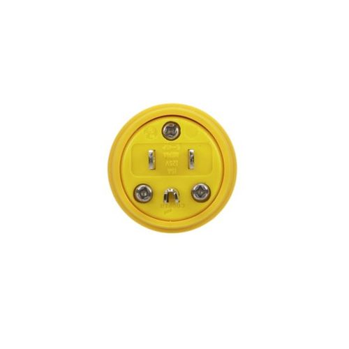 Main product image of Arrow Hart Watertight Straight Blade Plug, #18-10 Awg 15A 125V, 5-15P, 2-Pole, Bulk, 14W47