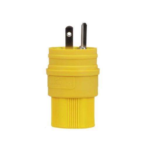 Main product image of Arrow Hart Watertight Straight Blade Plug, #18-10 Awg 15A 125V, 5-15P, 2-Pole, Bulk, 14W47