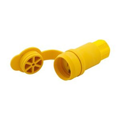 Main product image of Arrow Hart Watertight Straight Blade Connector, #18-10 Awg 20A 125V, 2-Pole, Bulk, 15W33