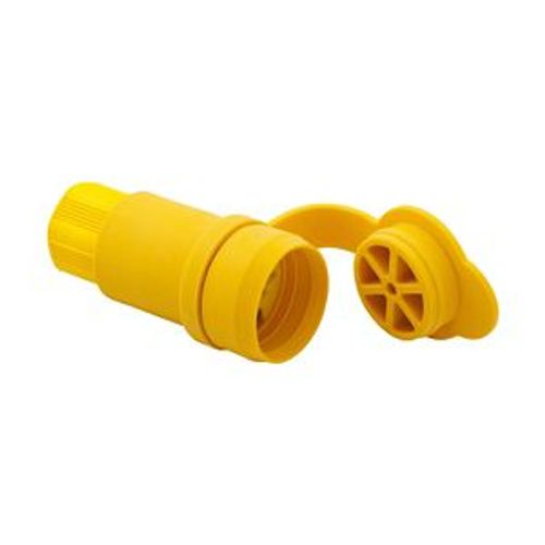 Main product image of Arrow Hart Watertight Straight Blade Connector, #18-10 Awg 20A 125V, 2-Pole, Bulk, 15W33