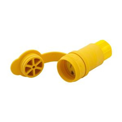 Main product image of Arrow Hart Watertight Straight Blade Connector, #18-10 Awg 15A 125V, 2-Pole, Bulk, 15W47