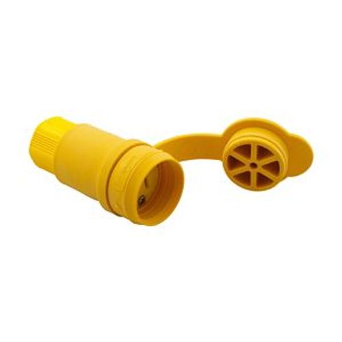 Main product image of Arrow Hart Watertight Straight Blade Connector, #18-10 Awg 15A 125V, 2-Pole, Bulk, 15W47