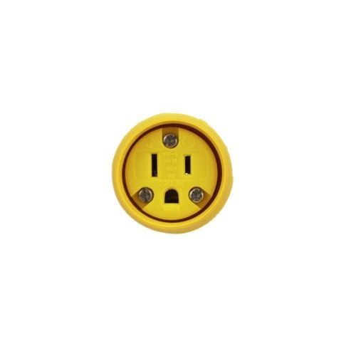 Main product image of Arrow Hart Watertight Straight Blade Connector, #18-10 Awg 15A 125V, 2-Pole, Bulk, 15W47
