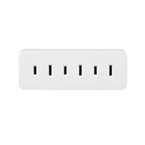 Main product image of 3 Outlet Tap, Single Receptacle To 3 Outlets, 15A, 125V, White, Thermoplastic, 1-15R, Nema 1-15R, 1747W-BOX