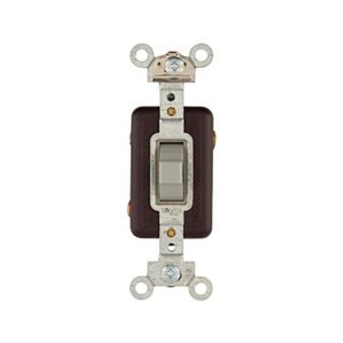 Main product image of Arrow Hart Toggle Switch, #14-10 Awg 15A 120/277V, Gray, Load Type: Motor Control, Fan, 1P, 1895GY