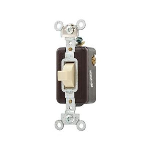 Main product image of Arrow Hart Toggle Switch, #14-10 Awg 15A 120/277V, Ivory, Load Type: Motor Control, Fan, 1P, 1895V