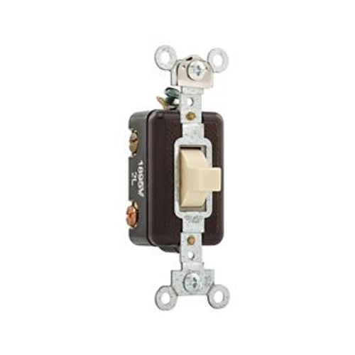 Main product image of Arrow Hart Toggle Switch, #14-10 Awg 15A 120/277V, Ivory, Load Type: Motor Control, Fan, 1P, 1895V