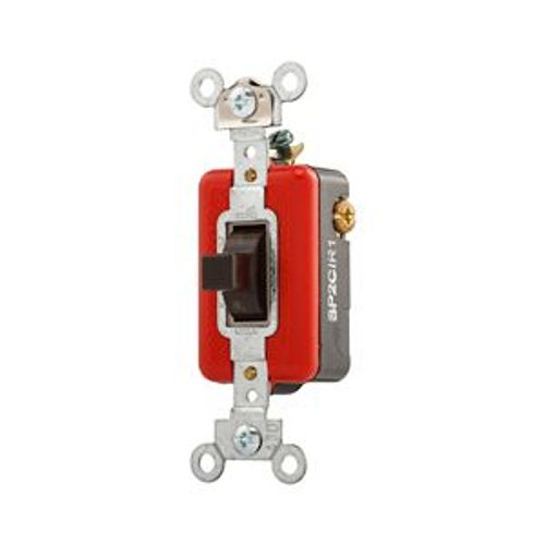 Main product image of Arrow Hart Toggle Switch, #14-10 Awg 20A, 120/277V, Brown, Load Type: Motor Control, Fan, 1P, 1995B
