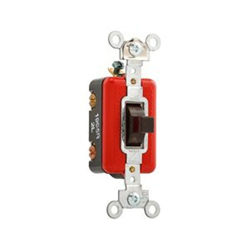 Main product image of Arrow Hart Toggle Switch, #14-10 Awg 20A, 120/277V, Brown, Load Type: Motor Control, Fan, 1P, 1995B