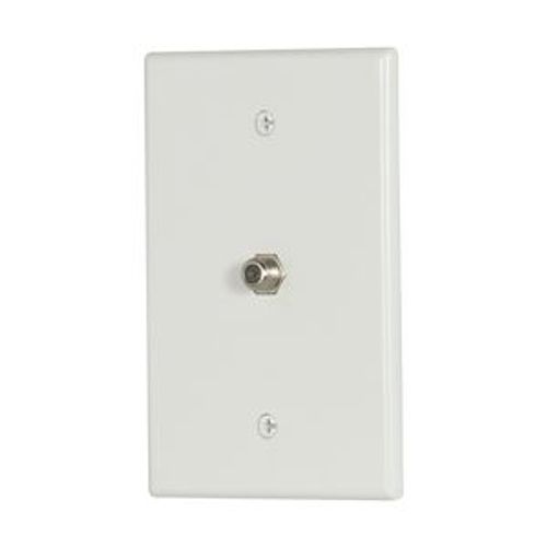 Main product image of Wallplate With Connector W/1 F Type Coax Adap Thermo Mid Wh, 2072W