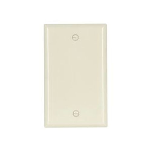 Main product image of Standard Size Blank Wallplate, Almond, Blank, Thermoset, 1, Standard, 2129A