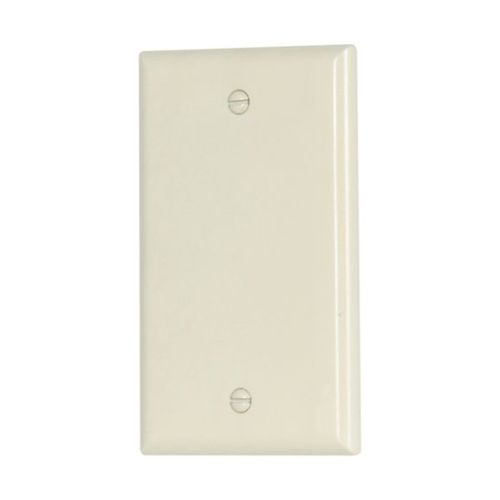 Main product image of Standard Size Blank Wallplate, Almond, Blank, Thermoset, 1, Standard, 2129A