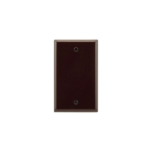 Main product image of Blank Wallplate, Brown, Blank Cutout, Thermoset, Single- Gang, Standard, Ed Box, 2129B-BOX