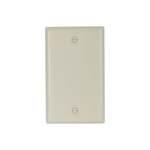 Main product image of Blank Wallplate, Lt. Almond, Blank Cutout, Thermoset, Single- Gang, Standard, 2129LA