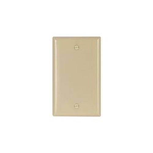 Main product image of Blank Wallplate, Ivory, Blank Cutout, Thermoset, Single- Gang, Standard, Ed Box, 2129V-BOX
