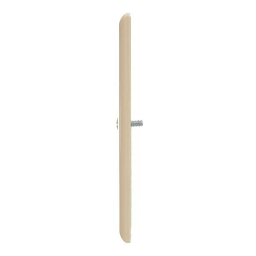Main product image of Duplex Receptacle Wallplate, Ivory, Duplex Receptacle Cutout, Thermoset, Single- Gang, Standard, 2132V