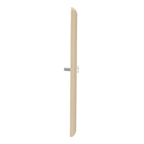 Main product image of Duplex Receptacle Wallplate, Ivory, Duplex Receptacle Cutout, Thermoset, Single- Gang, Standard, 2132V