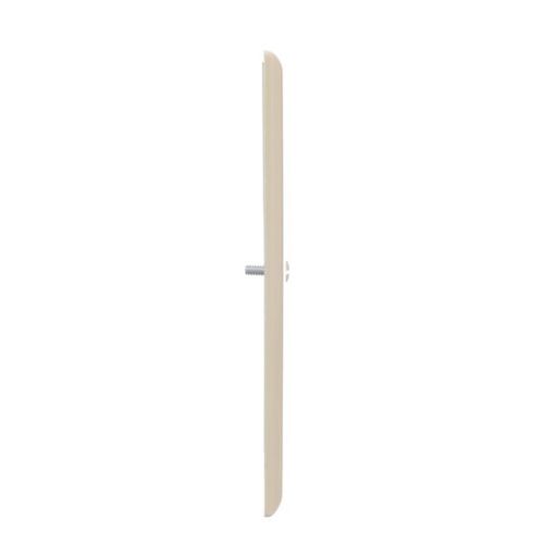 Main product image of Duplex Receptacle Wallplate, Ivory, Duplex Receptacle Cutout, Thermoset, Single-Gang, Oversize, 2142V-BOX