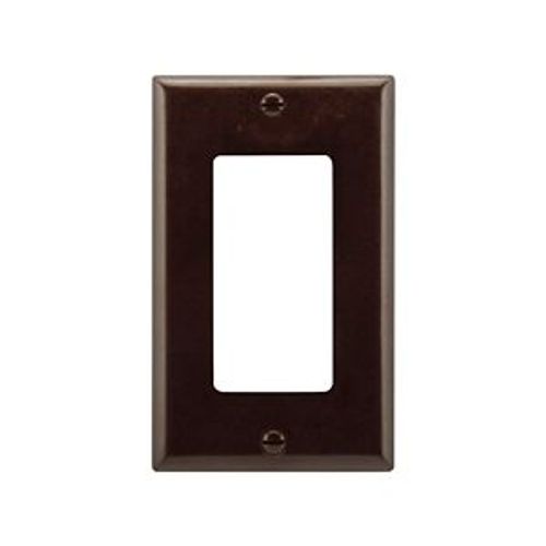 Main product image of Decorator / Gfci Wallplate, Brown, Decorator Cutout, Thermoset, Single- Gang, Standard, Ed Box, 2151B-BOX