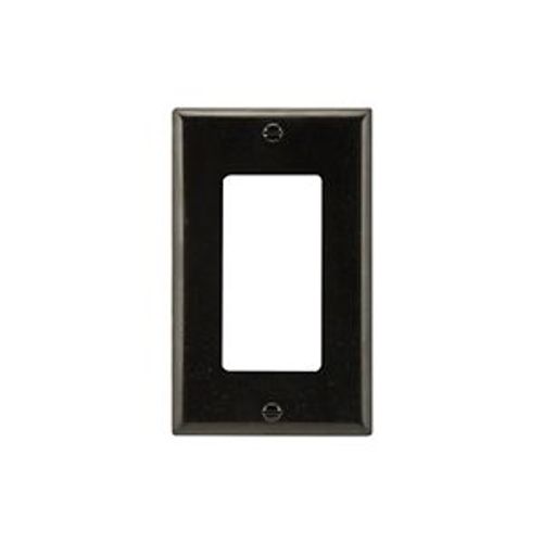 Main product image of Decorator / Gfci Wallplate, Black, Decorator Cutout, Thermoset, Single- Gang, Standard, Ed Box, 2151BK-BOX