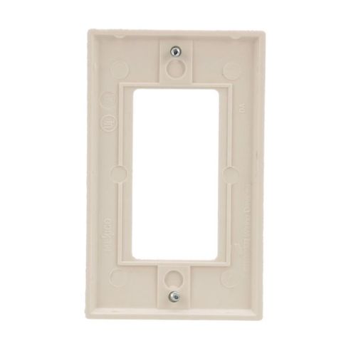 Main product image of Decorator / Gfci Wallplate, Lt. Almond, Decorator Cutout, Thermoset, Single- Gang, 2151LA-BOX