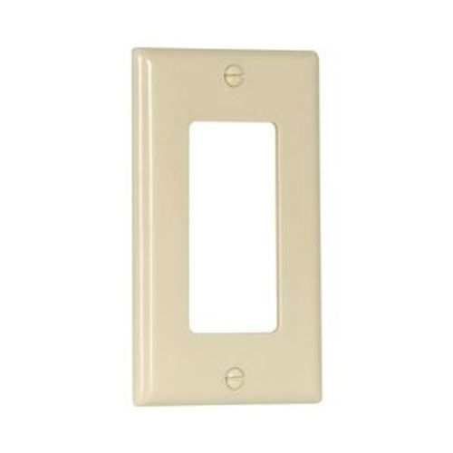 Main product image of Decorator / Gfci Wallplate, Ivory, Decorator Cutout, Thermoset, Single- Gang, Standard, 2151V