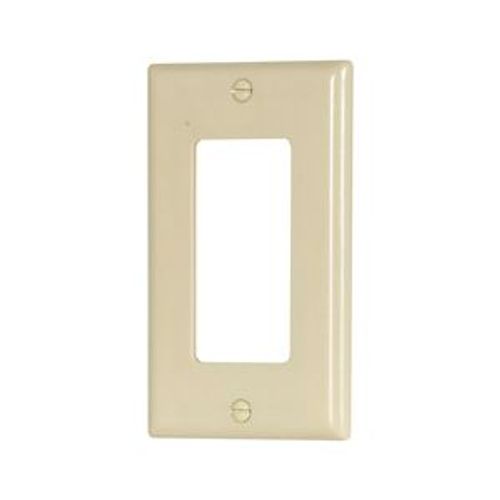 Main product image of Decorator / Gfci Wallplate, Ivory, Decorator Cutout, Thermoset, Single- Gang, Standard, 2151V