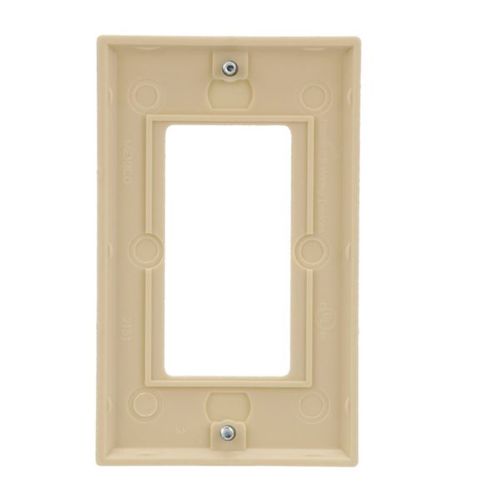 Main product image of Decorator / Gfci Wallplate, Ivory, Decorator Cutout, Thermoset, Single- Gang, Standard, 2151V
