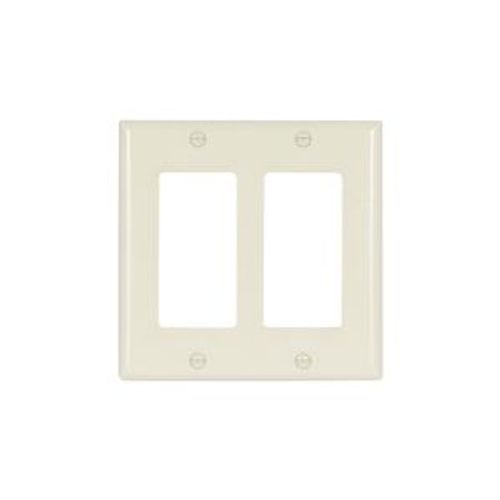 Main product image of Standard Size Decorator Wallplate, Almond, Decorator, Thermoset, 2, Standard, 2152A-BOX