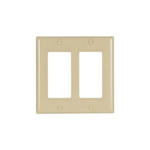 Main product image of Decorator / Gfci Wallplate, Wallplate 2G Decorator Thermoset Std Iv, 2152V-SP-L