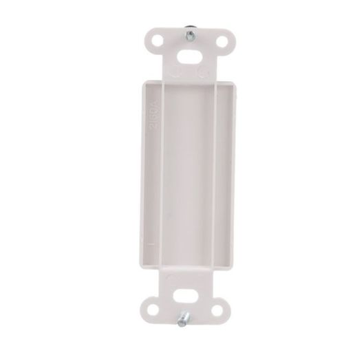 Main product image of Decorator Wallplate Adapter, Flush Mount, White, Blank, Thermoplastic, 2160W-BOX