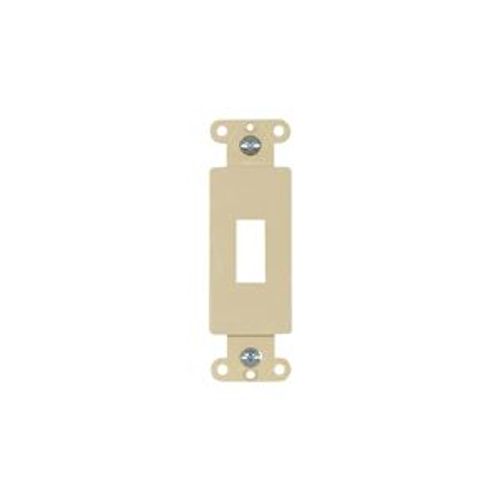 Main product image of Decorator Wallplate Adapter, Flush Mount, Ivory, Toggle, Thermoplastic, 2161V-BOX