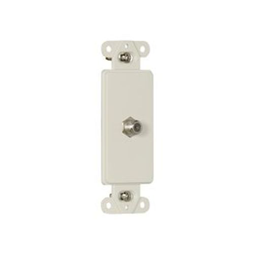 Main product image of Decorator Insert Coaxial Adapter, Light Almond, Flush, Decorator, Coax Adapter, Type F, Adapter, 2162LA