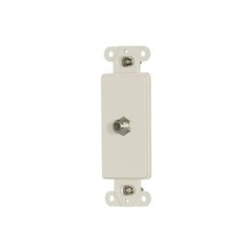 Main product image of Decorator Insert Coaxial Adapter, Light Almond, Flush, Decorator, Coax Adapter, Type F, Adapter, 2162LA