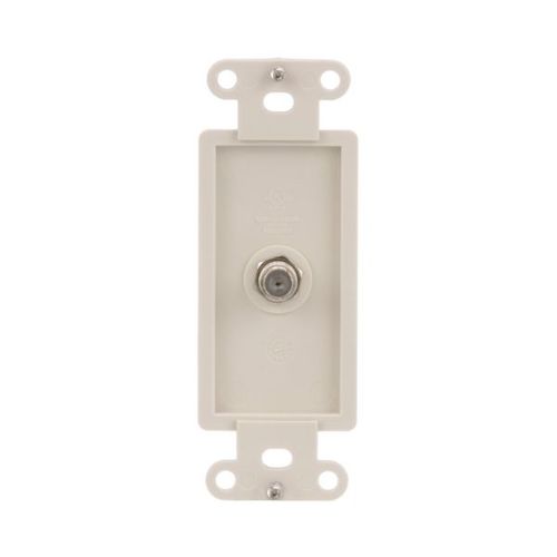 Main product image of Decorator Insert Coaxial Adapter, Light Almond, Flush, Decorator, Coax Adapter, Type F, Adapter, 2162LA