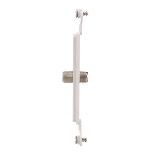 Main product image of Decorator Insert Coaxial Adapter, White, Flush, Decorator, Coax Adapter, Type F, Adapter, 2162W