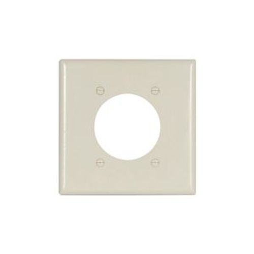 Main product image of Power Outlet And Locking Wallplate, Lt. Almond, 2.15" Hole Cutout, Thermoset, 2-Gang, 2168LA-BOX