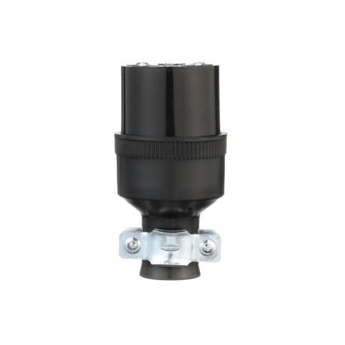 Main product image of Straight Blade Connector, #18-10 Awg 15A, 125V, Black, 5-15P, 2-Pole 3-Wire, Screw Rubber, 222-BOX