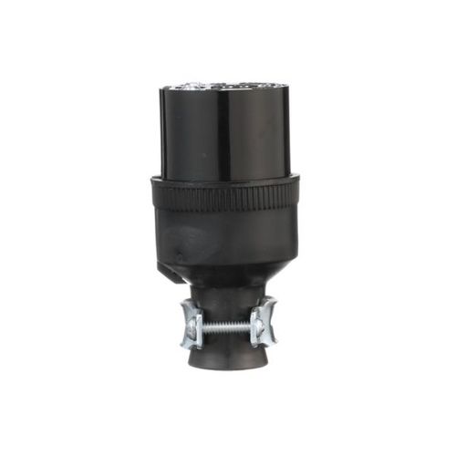 Main product image of Straight Blade Connector, #18-10 Awg 15A, 125V, Black, 5-15P, 2-Pole 3-Wire, Screw Rubber, 222-BOX