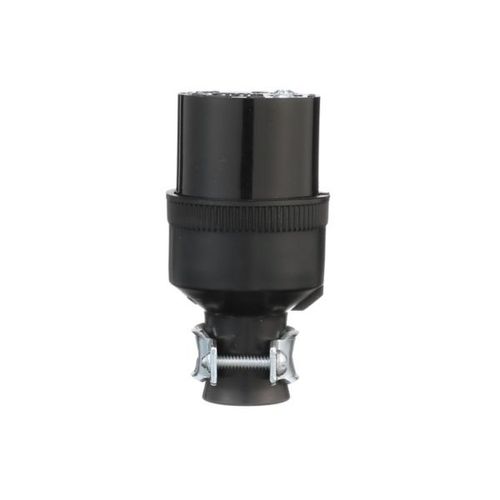 Main product image of Straight Blade Connector, #18-10 Awg 15A, 125V, Black, 5-15P, 2-Pole 3-Wire, Screw Rubber, 222-BOX