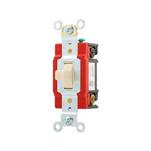Main product image of Arrow Hart Toggle Switch, #14-10 Awg 20A, 120/277V, Ivory, Load Type: Motor Control, Fan, 1-Pole, 2225V