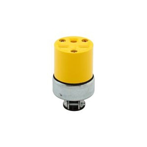Main product image of Straight Blade Connector, #18-10 Awg 15A, 250V, Armored Vinyl, Pvc, 6-15R, 2-Pole 3-Wire, Vinyl, 2227-BOX