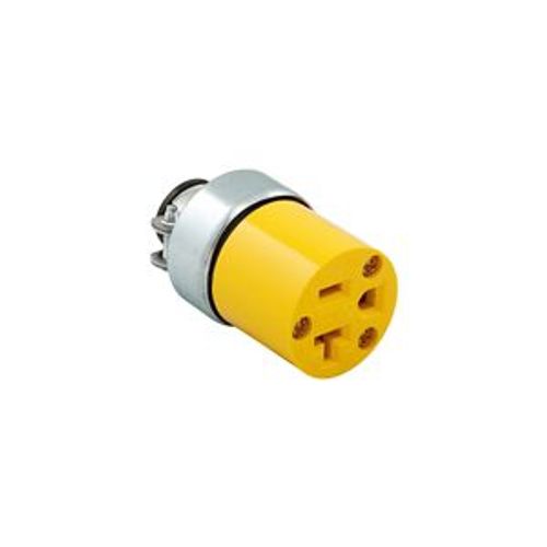 Main product image of Straight Blade Connector, #18-10 Awg 20A, 125V, Armored Vinyl, Pvc, 5-20R, 2-Pole 3-Wire, Vinyl, 2228-BOX
