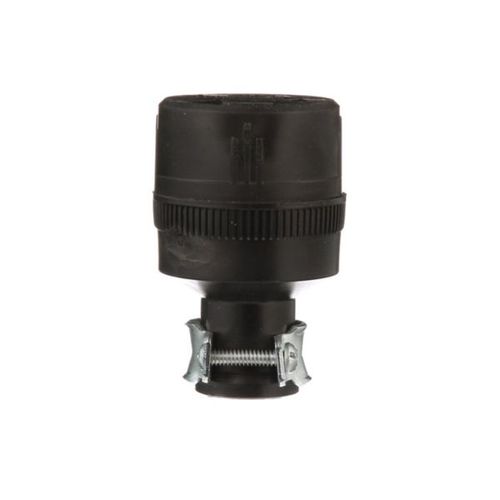 Main product image of Straight Blade Connector, #18-10 Awg 15A, 125V, Black, 1-15R, 2-Pole, 2-Wire, Screw Rubber, 224-BOX