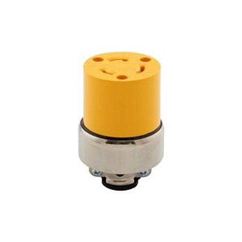 Main product image of Safety Grip Locking Connector, Stand-Alone Box, #14-8 Awg, 20A, 250V, BackWiring, 2-Pole 3-Wire, 2354-BOX